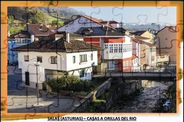 SALAS (ASTURIAS) â€“ CASAS A ORILLAS DEL RIO