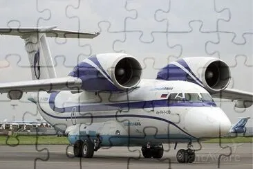Gazpromavia Antonov AN-72 Rusia jigsaw puzzle