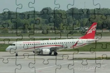 Georgian Airways Embraer ERJ-190 Georgia jigsaw puzzle