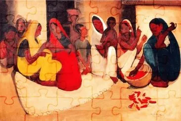Amrita Sher-Gil 1913-1941 jigsaw puzzle