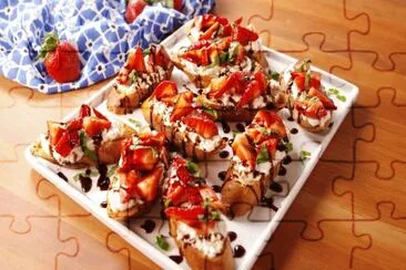 פאזל של Strawberry Bruschetta