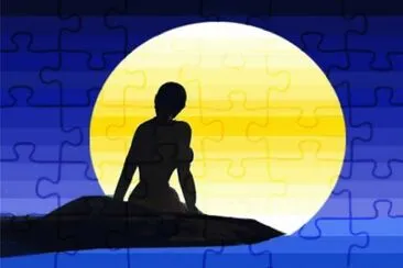 פאזל של é»ƒè‰²+è—è‰²ç°¡åœ–