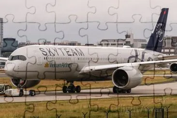 Vietnam Airlines Airbus A350-900 Vietnam jigsaw puzzle