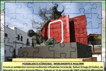 POZOBLANCO (CÃ“RDOBA) - MONUMENTO A PAQUIRRI