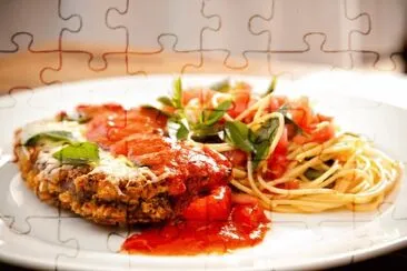 Spaghetti with Chicken jigsaw puzzle