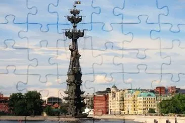 Rio Moscova Monumento a Pdro el Grande