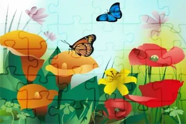 èŠ±èªžè´è¶ jigsaw puzzle