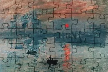 Monet soleil levant jigsaw puzzle