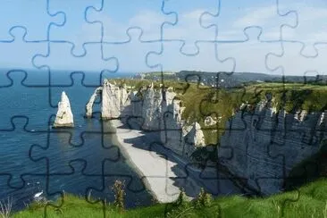 Etretat soirÃ©e d 'Ã©tÃ© jigsaw puzzle