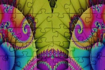 å°ç¨±è‰²å½© jigsaw puzzle