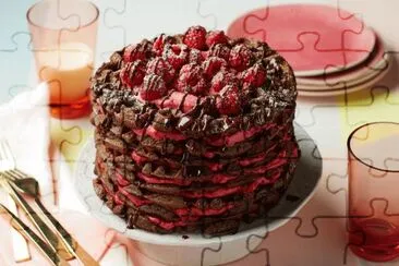 Choco Waffle Cake jigsaw puzzle