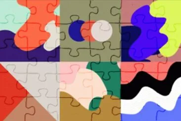 draw jigsaw puzzle