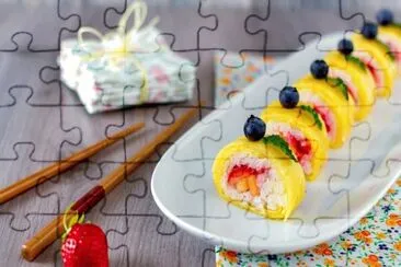 sushi fruits jigsaw puzzle
