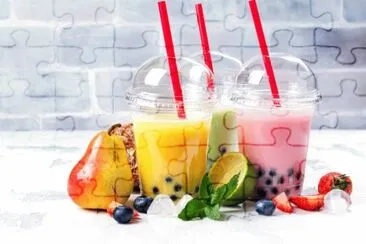 Bubble Tapioca Fruits jigsaw puzzle
