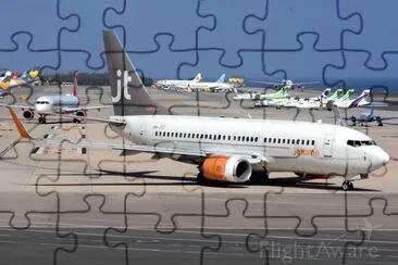 Jet Time Boeing 737-700 Dinamarca jigsaw puzzle