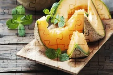 Melon jigsaw puzzle