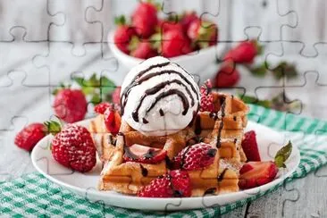 פאזל של waffle