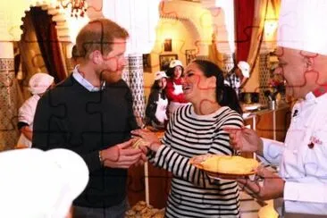 פאזל של Meghan y Harry