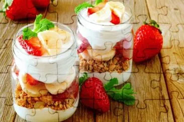 פאזל של Strawberry   Banana Parfait