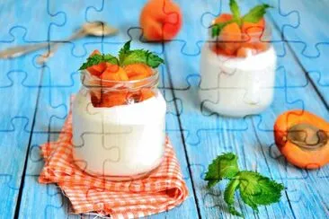 Yogurt  with Plum jigsaw puzzle