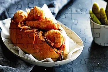 Sandwich jigsaw puzzle