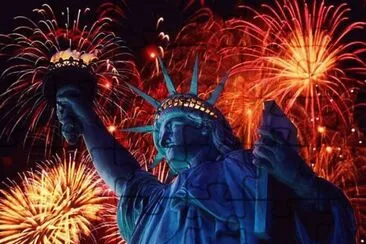 At Statue of Liberty 2003 jigsaw puzzle
