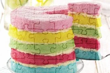 Rainbow Cake jigsaw puzzle
