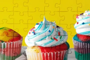 Cupcake jigsaw puzzle