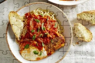 Skillet Chicken and Spaghetti jigsaw puzzle