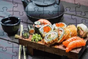 Sushi jigsaw puzzle