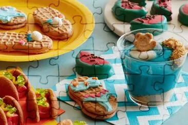 Cookie jigsaw puzzle