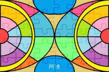 å°ç¨±å·¦å³æ‹†åœ– jigsaw puzzle
