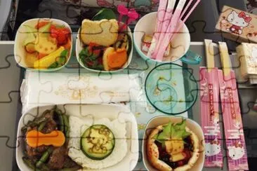 Kids Airplane Food jigsaw puzzle