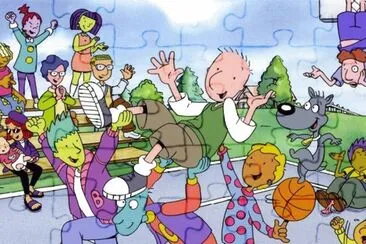 Cartoon jigsaw puzzle
