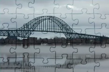 April fog over Miramichi River NB   L jigsaw puzzle
