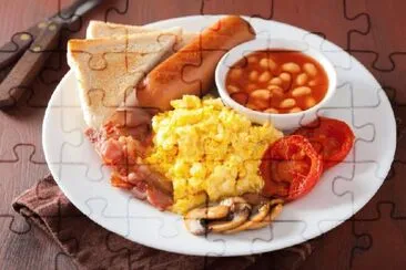 Breakfast jigsaw puzzle