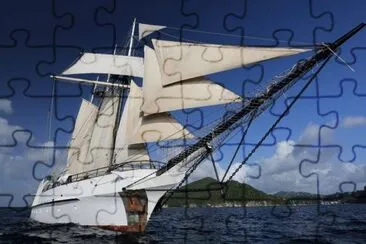 Not your std cruise ship - windjammer cruise jigsaw puzzle
