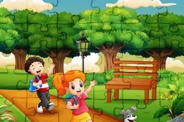 Park jigsaw puzzle