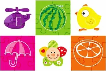 å¯¶å¯¶é¡è‰²å¡ç‰‡ jigsaw puzzle
