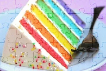 å½©è‰²è›‹ç³• jigsaw puzzle