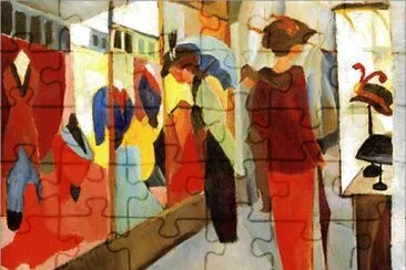 August Macke shopping jigsaw puzzle