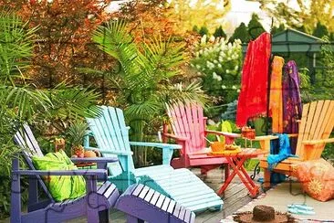 Colorful Deck Furniture