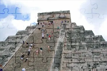 Back when you could CLIMB the Castillo jigsaw puzzle