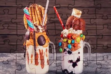 Milkshakes jigsaw puzzle