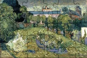 Van Gogh maison de daubigny jigsaw puzzle