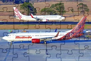Malindo Air Boeing 737-800 Malasia jigsaw puzzle