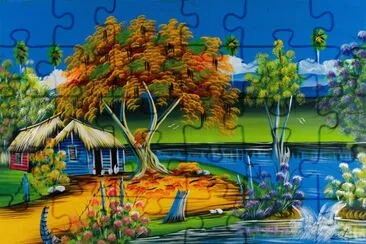 HaÃ¯ti naÃ¯f jigsaw puzzle