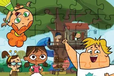 Cartoon jigsaw puzzle