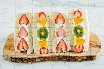 Fruit sandwich jigsaw puzzle