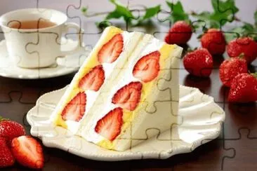 Strawberry  Sandwich